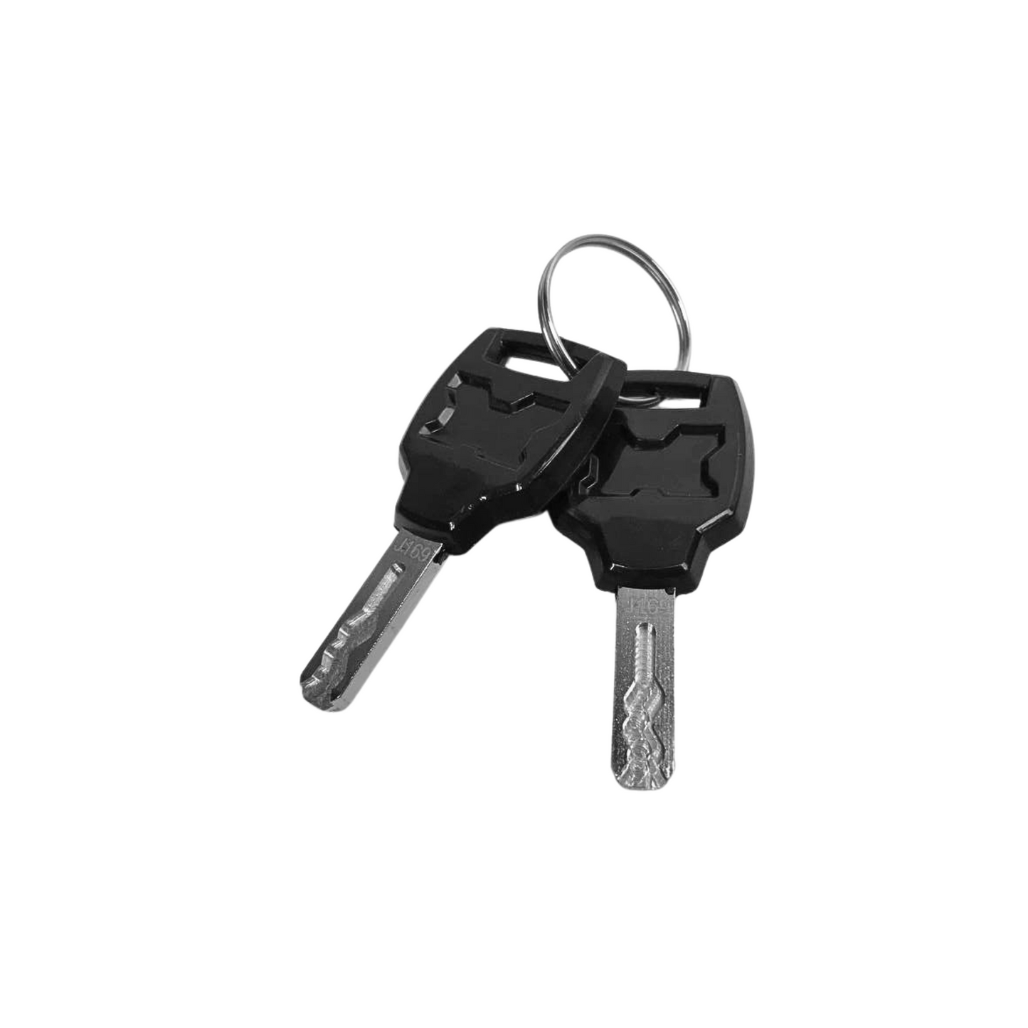 MALETA CUADRADA ALUMINIO NEGRO 45 LITROS 1 CERRADURA