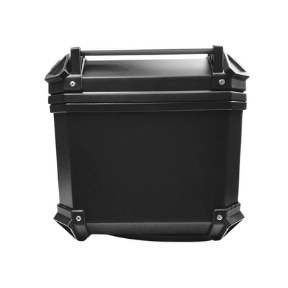MALETA CUADRADA ALUMINIO NEGRO 45 LITROS 1 CERRADURA