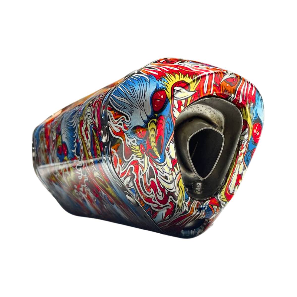 MUFFLE RESONADOR DISEÑO DRAGONES CHINOS