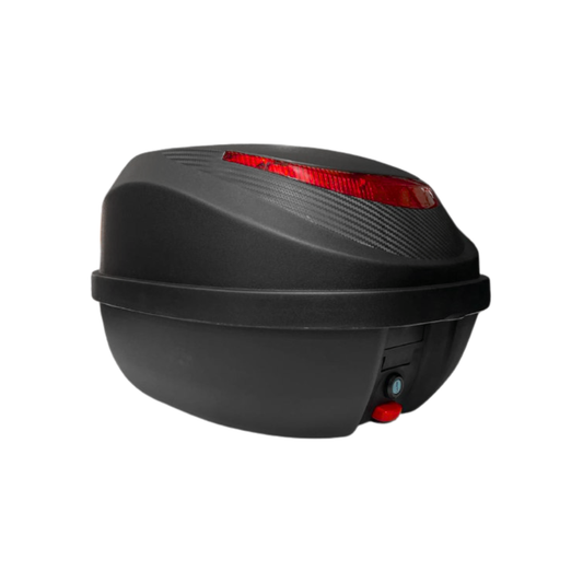 MALETAS 31L NEGRO CON REFLECTOR ROJO EDGE