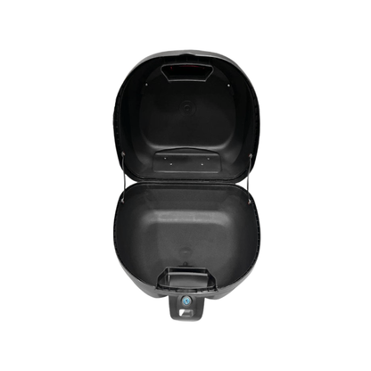 MALETAS 31L NEGRO CON REFLECTOR ROJO EDGE