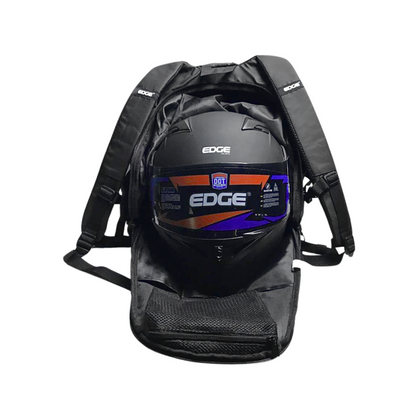 BOLSO MOCHILA MULTIUSOS PORTA CASCO EDGE IMPERMEABLE