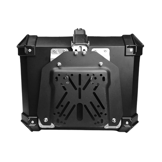 MALETA CUADRADA ALUMINIO NEGRO 45 LITROS