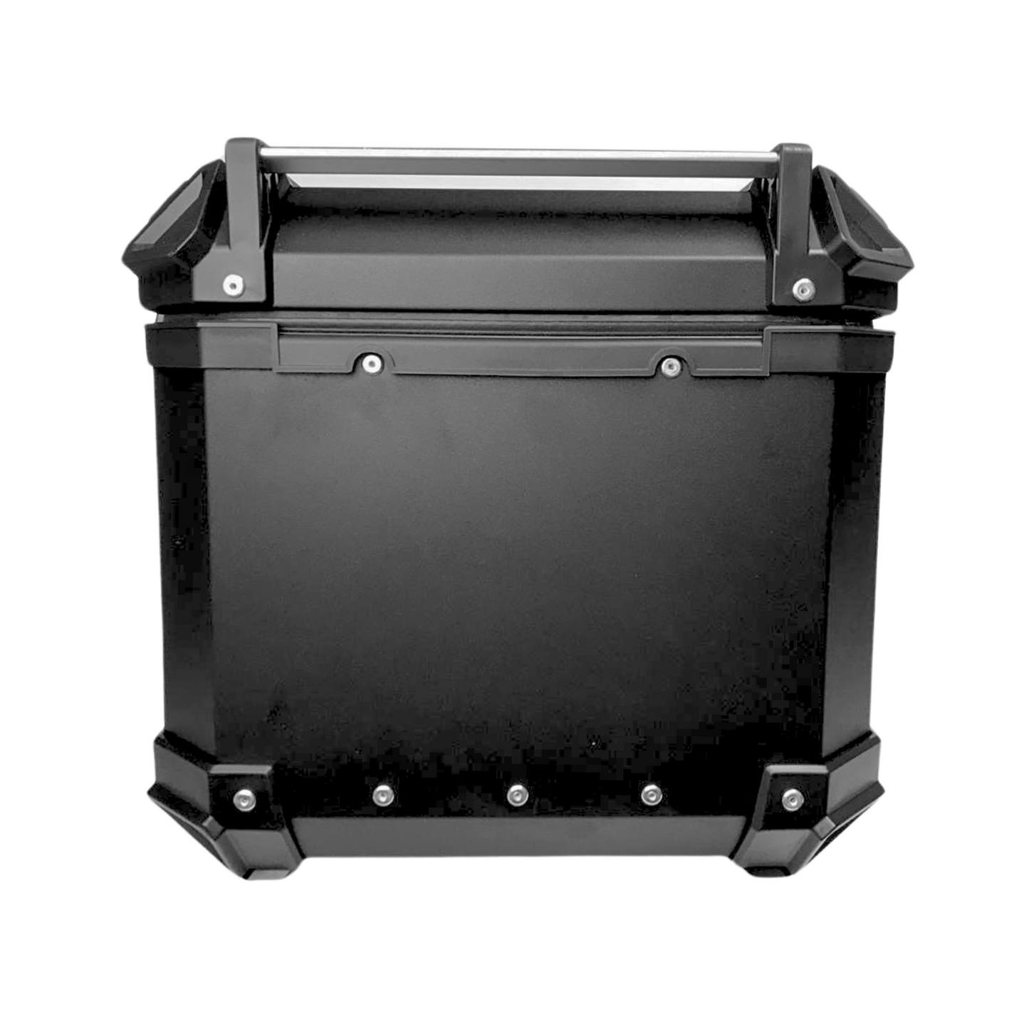 MALETA CUADRADA ALUMINIO NEGRO 45 LITROS