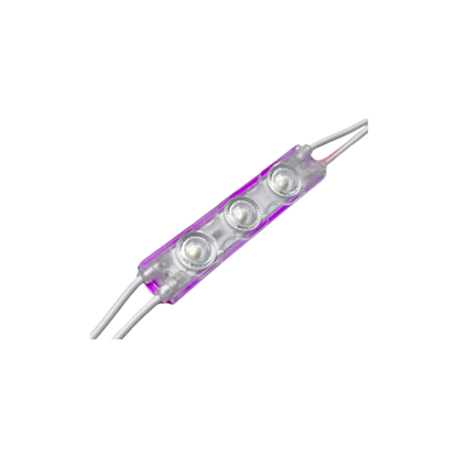 MODULO LED 3 PUNTOS PEQUEÑO MORADO