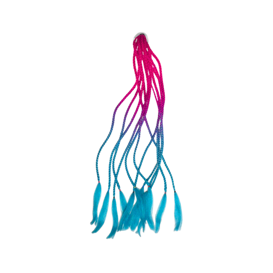 TRENZAS DE COLORES PARA CASCO