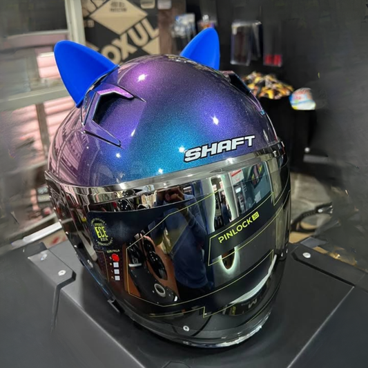 OREJITAS DE GATO PARA CASCO AZUL