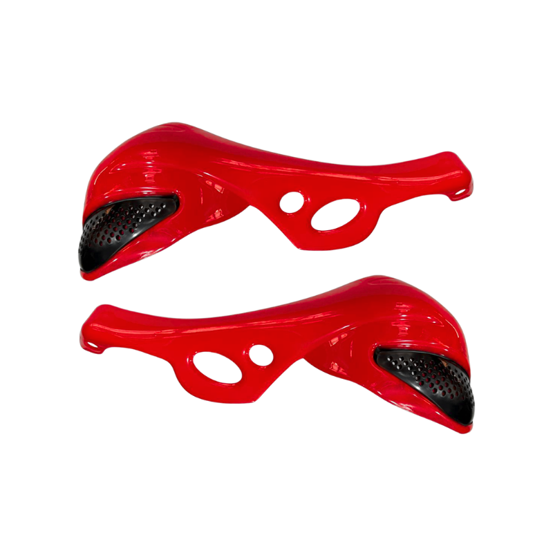 PROTECTORES DE LEVA PLASTICO ENDURO ROJO CON NEGRO