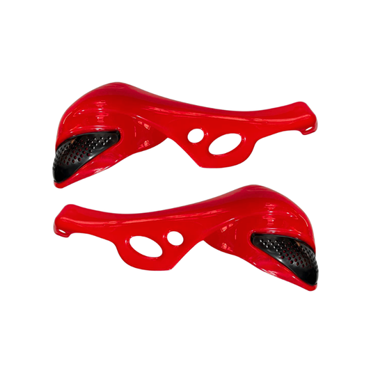 PROTECTORES DE LEVA PLASTICO ENDURO ROJO CON NEGRO