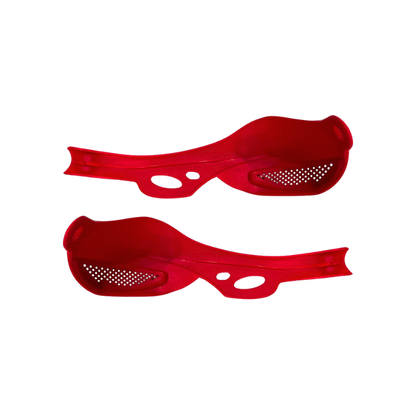 PROTECTORES DE LEVA PLASTICO ENDURO ROJO CON NEGRO