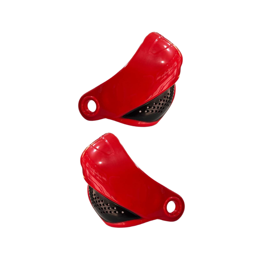 PROTECTORES DE LEVA PLASTICO ENDURO ROJO CON NEGRO