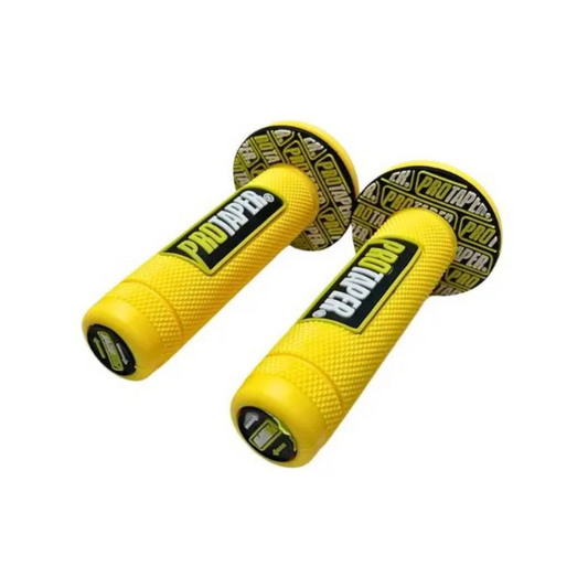 PUÑOS AMARILLO PROTAPER DECORATIVOS SIN HUESO UNIVERSAL PARA MOTOS