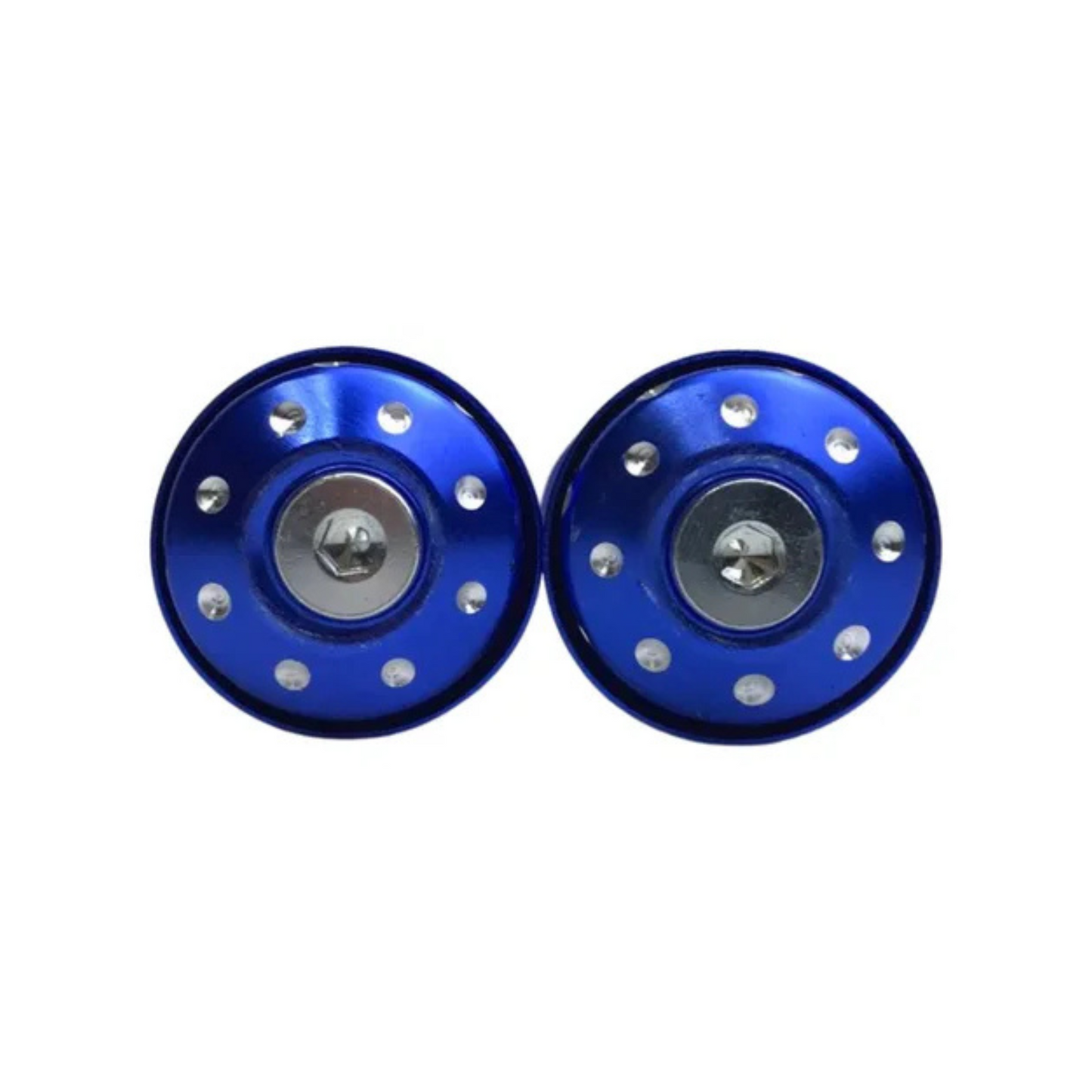 PUÑOS DECORATIVOS MONSTER AZUL CON HUESO DE ACELERACION