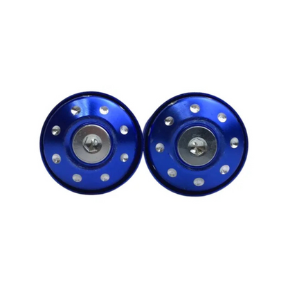 PUÑOS DECORATIVOS MONSTER AZUL CON HUESO DE ACELERACION