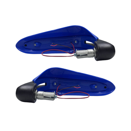 PROTECTORES DE LEVAS AZUL CON LUZ BLANCA