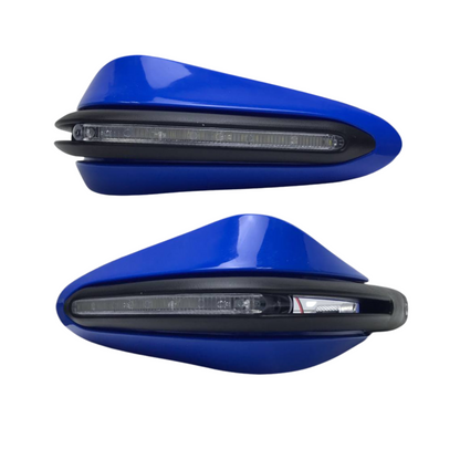 PROTECTORES DE LEVAS AZUL CON LUZ BLANCA