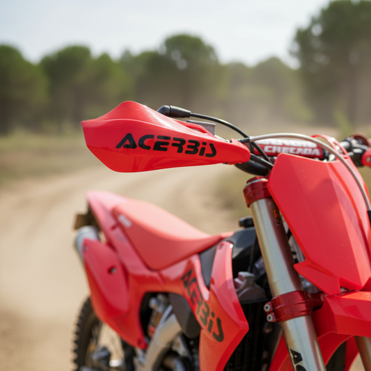 PROTECTOR DE LEVA ACERBIS ROJO (BARRA DE ALUMINIO)