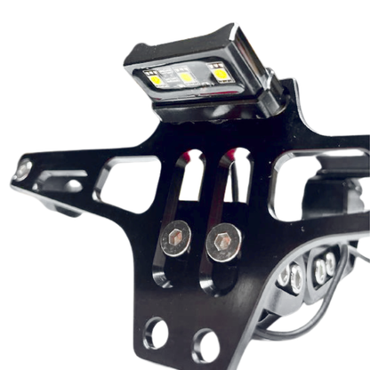 PORTAPLACA DE LUJO CON LUZ LED