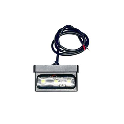 PORTAPLACA DE LUJO CON LUZ LED
