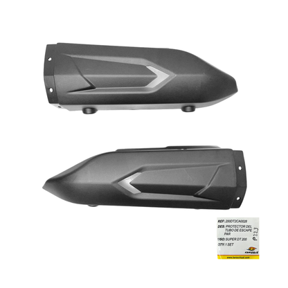 PROTECTOR TUBO DE ESCAPE BERA SUPER DT 5G (PAR) ORIGINAL BERA