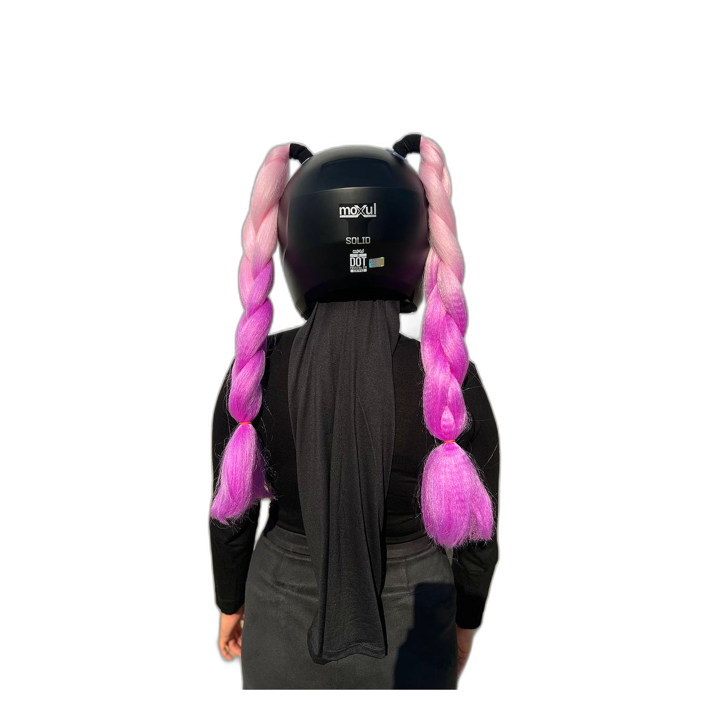TRENZA DE COLORES PARA CASCO (PAR)