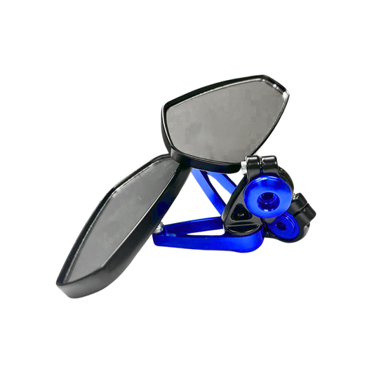 RETROVISORES CAFÉ RACER OVALADOS AZUL