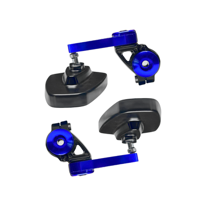 RETROVISORES CAFÉ RACER OVALADOS AZUL