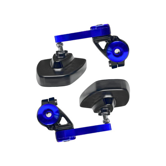 RETROVISORES CAFÉ RACER OVALADOS AZUL