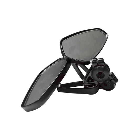 RETROVISORES CAFÉ RACER OVALADOS NEGRO