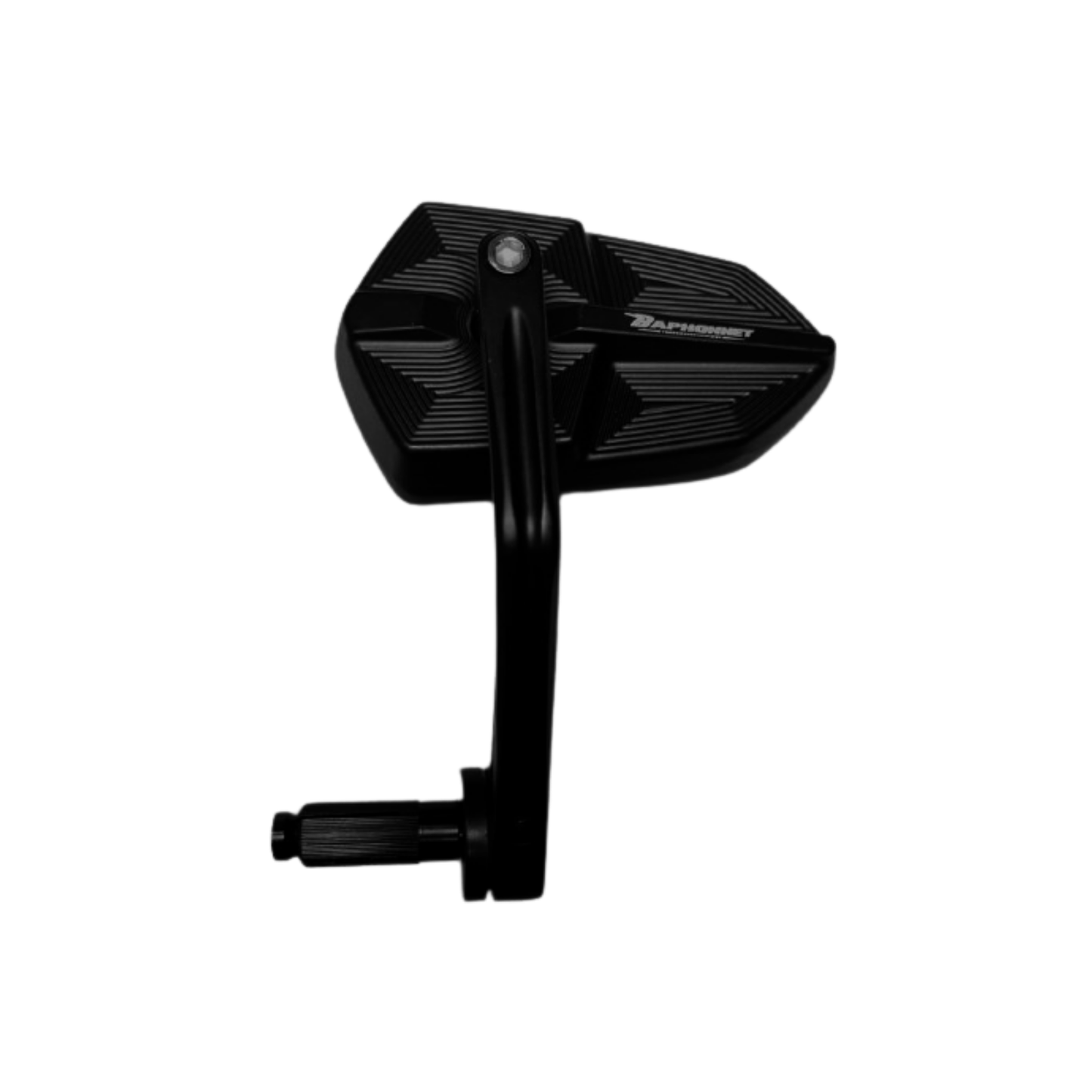 RETROVISORES ESTILO CAFÉ RACER OVALADOS NEGRO