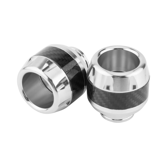 SLIDER TIPO COPA CON ETIQUETA FIBRA DE CARBONO PLATEADO
