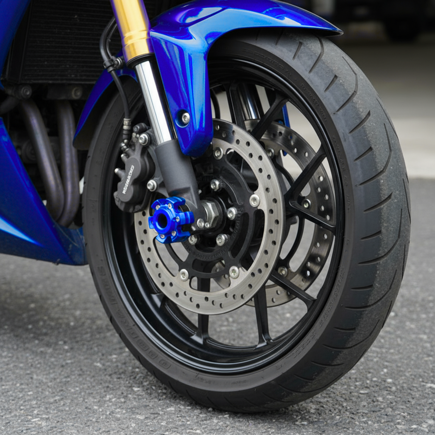SLIDER ATORNILLADO AZUL PESADOS MOTOS