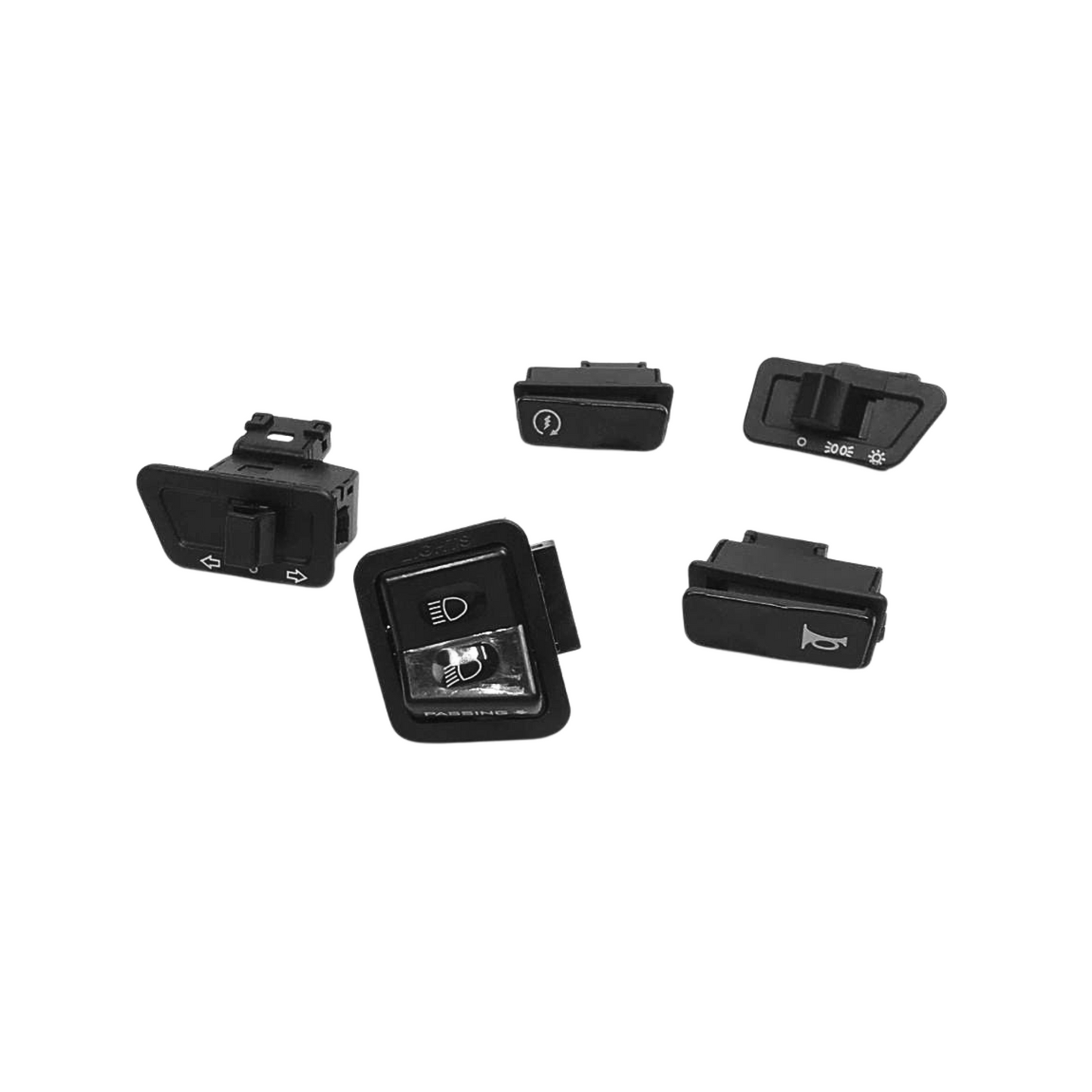 SET BOTONES MOTOS SCOOTER (5 PIEZAS)