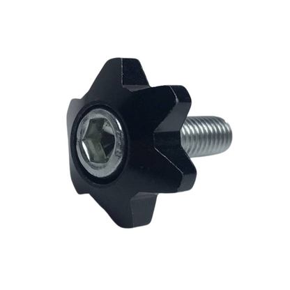 TORNILLOS DECORATIVOS TIPO ESTRELLA LISO NEGRO