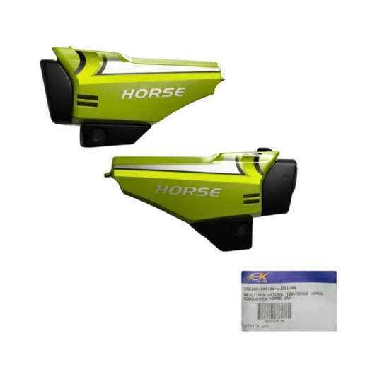 TAPAS LATERALES NEW HORSE VERDE ORIGINAL EK