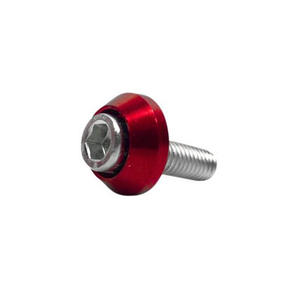 TORNILLOS DECORATIVOS REDONDO ROJO LISO