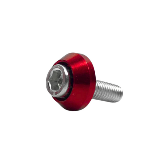 TORNILLOS DECORATIVOS REDONDO ROJO LISO