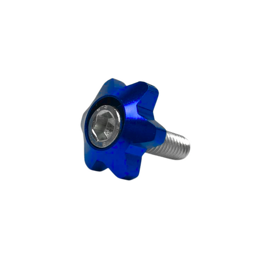 TORNILLOS DECORATIVOS ESTRELLA AZUL