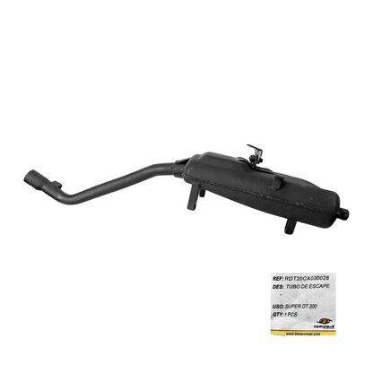TUBO DE ESCAPE BERA SUPER DT 5G ORIGINAL BERA