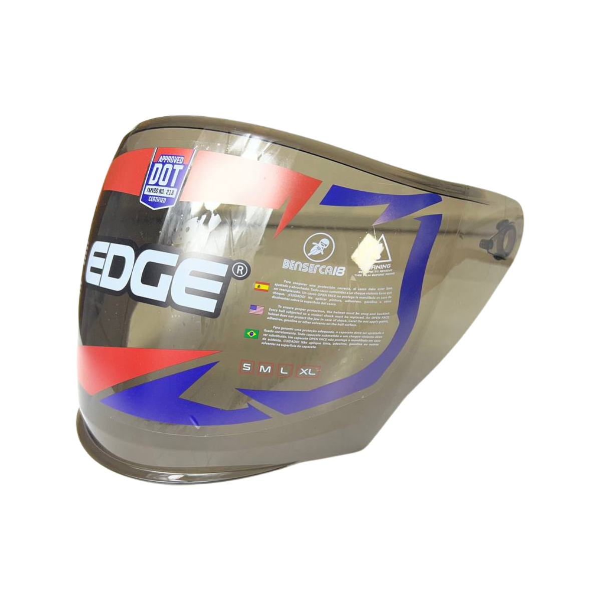 VISOR CASCO SEMI INTEGRAL BONNIE AHUMADO EDGE