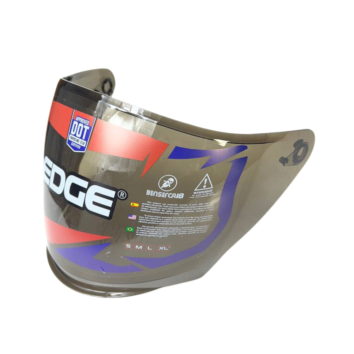 VISOR CASCO SEMI INTEGRAL BONNIE AHUMADO EDGE