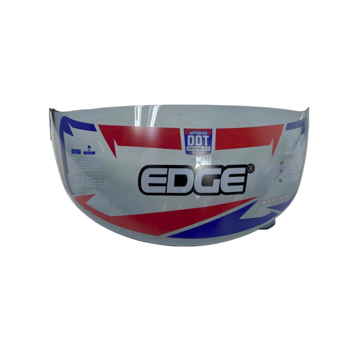 VISOR CASCO MODULAR/ABATIBLE TURBO AHUMADO EDGE ORIGINAL