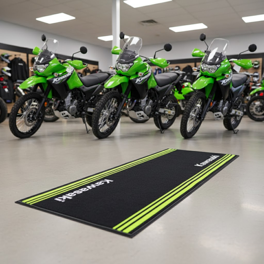 ALFOMBRAS PARA MOTOS EXHIBICION KAWASAKI