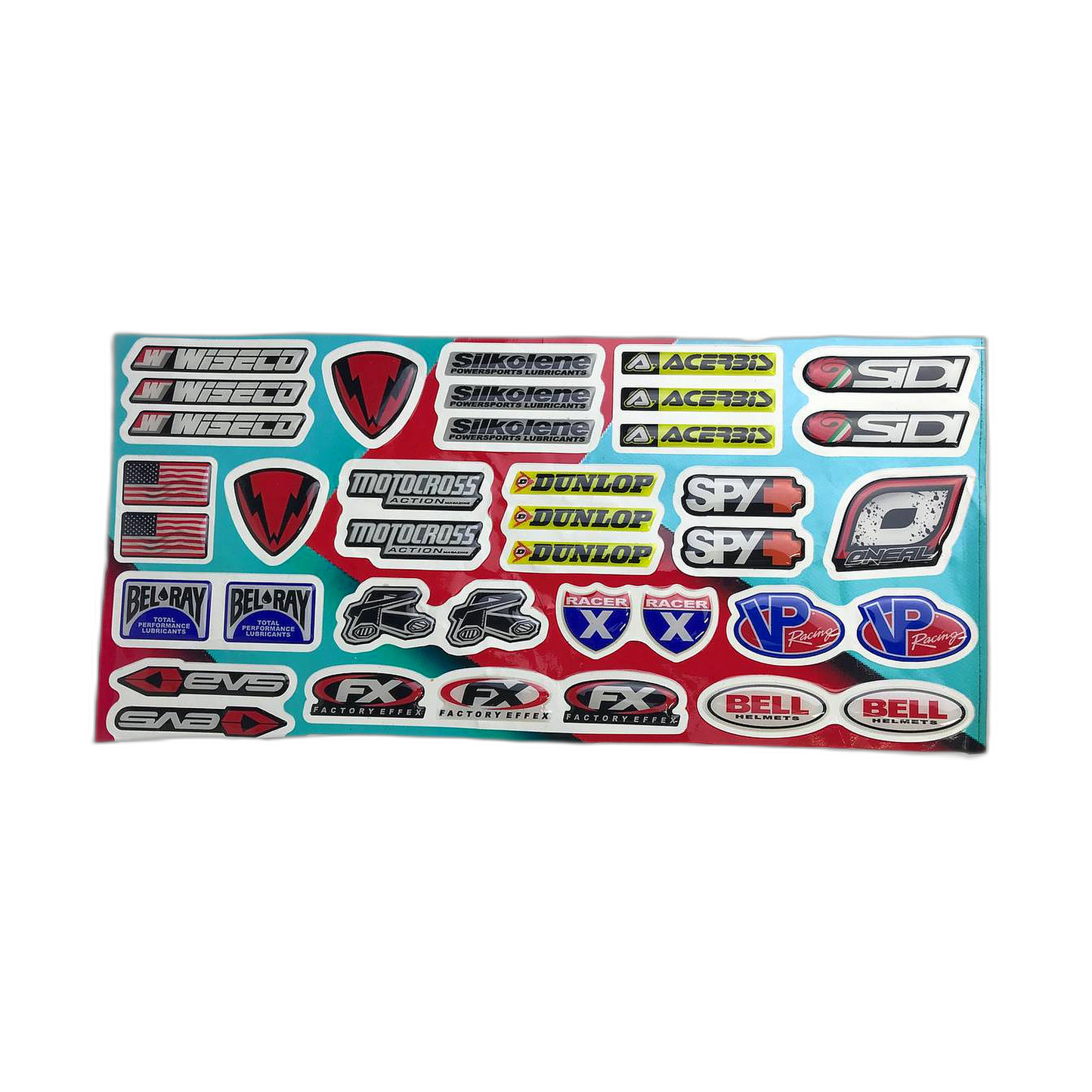 CALCOMANIA DE RESINA DECORATIVO UNIDAD PARA MOTOS