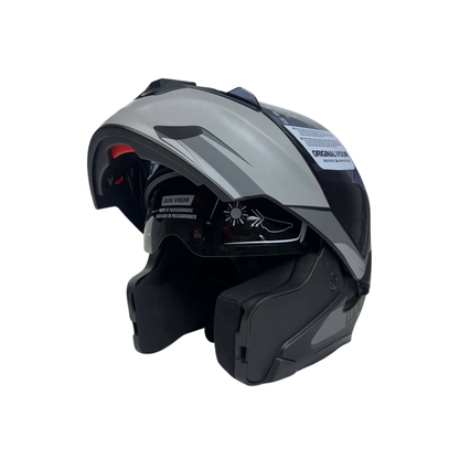 CASCO MODULAR MOXUL MASKER NEGRO CON GRIS